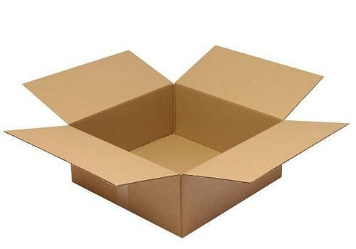 Boîte pliante en carton ondulé TransPak 1 paroi, dimensions intérieures 500 x 500 x 200 mm, qualité 1,30C, paquet : 25 pièces, 299299