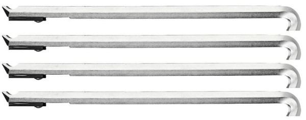 Jeu de crochets de traction GEDORE, 4 pièces, 226 mm avec entretoises, 8012240