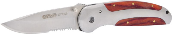 Couteau pliant KS Tools avec serrure, 220,0 mm, 907.2190