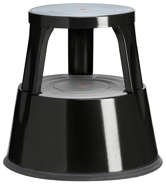 Tabouret à roulettes Twinco 6300 TWIN STEEL, noir, 6300-1