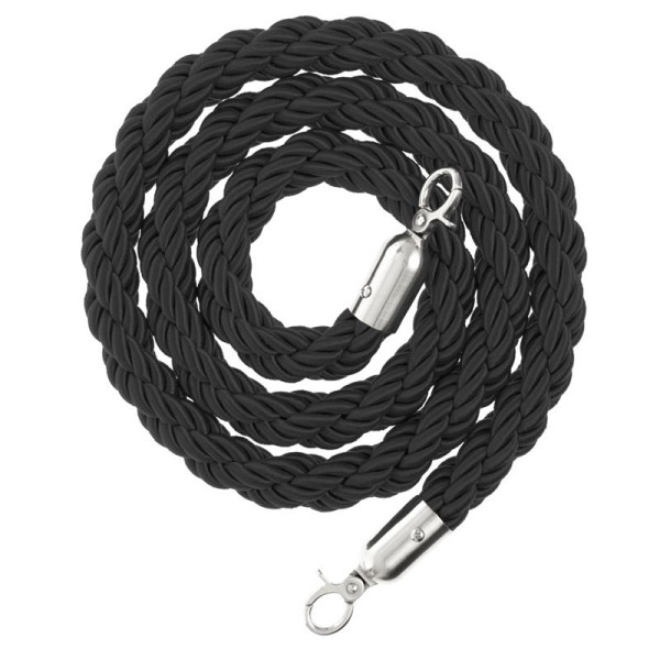 Cordon ALLPAX STOPPO noir, 200 cm, 10002017
