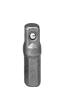 Kraftwerk embout adaptateur 1/4" pour douilles, 25 mm, 1/4", pack : 5 pièces, 2770-5