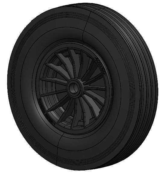 Roues POXER, PWD 400