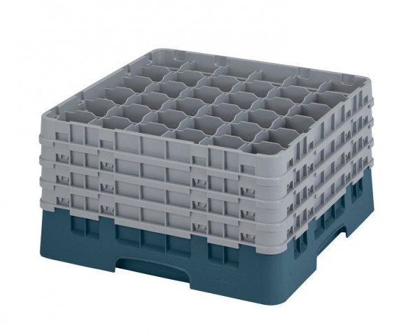 Panier de lavage Cambro 36 compartiments Camrack® 23,8 cm turquoise, SU: 2 pièces, 36S900414