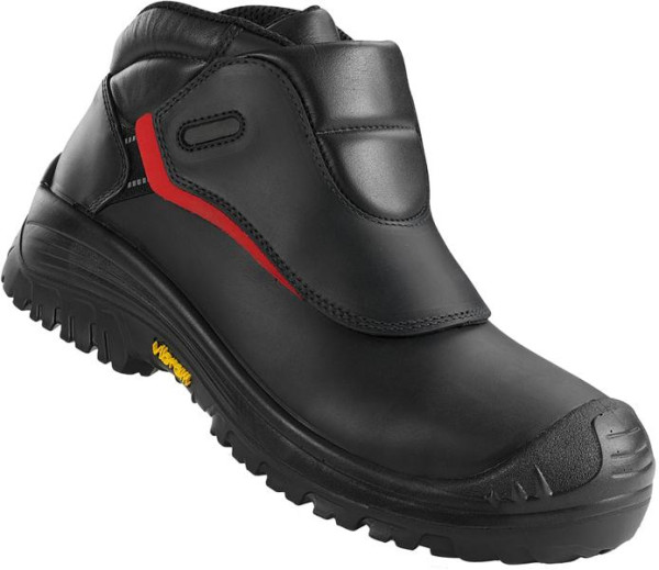 Hase Safety WELD, bottes de soudage noires, S3 HRO SRC, taille : 44, 80143-00-44