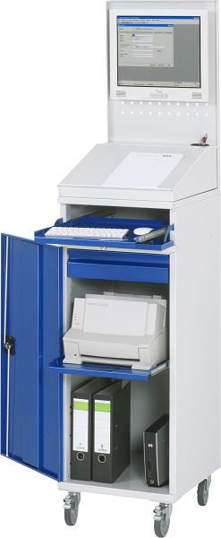 Armoire informatique RAU - modèle 61, L450 x P520 x H1895 mm, 07-450-M61F.11