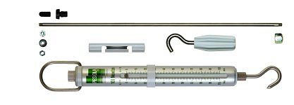 Dynamomètre / appareil de mesure de tension et de pression PESOLA, balance à ressort 100N, division 1N, avec jeu de pression dynamométrique, 80098/7