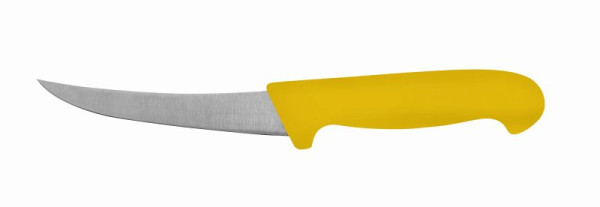 Couteau à désosser Schneider, lame semi-flexible, longueur de lame 150 mm, manche jaune, 268115