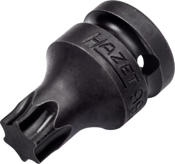Clé à chocs Hazet, clé à douille tournevis, TORX®, carré creux 12,5 mm, profil intérieur TORX®, T60, 995S-T60
