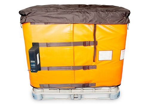 Veste chauffante DENIOS pour IBC, protection Ex T3, contrôleur NFC, capot isolant, 1620 W, 280-724