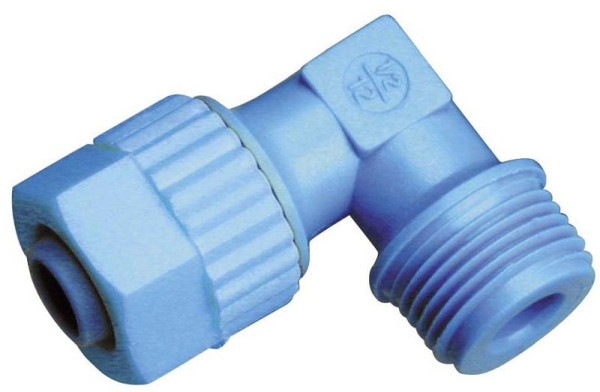 temporisateur A-WEk-6/4-1/8-PP, raccordement coudé à visser - polypropylène conique, UE : 10 pièces, 01010519