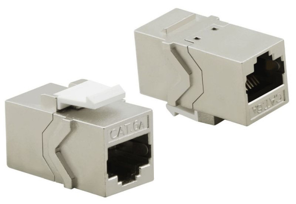 Module Helos Keystone Cat 6A, STP RJ45, 500 MHz, 2x prise RJ45, blindé, 304268