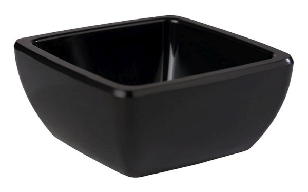 Bol APS -PURE-, 6,5 x 6,5 cm, hauteur : 3 cm, mélamine, noir, 0,05 litre, 84426