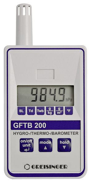 Greisinger GFTB 200 hygro/thermo/baromètre, 600161
