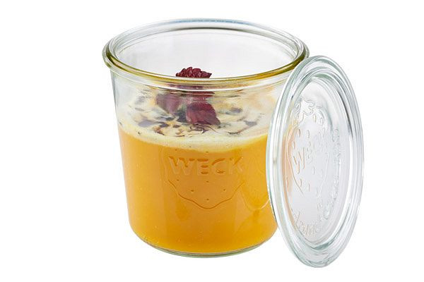 Pot APS Weck avec couvercle, Ø 11 cm, hauteur : 11 cm, forme linteau 580 ml, pack : 2 pièces, 82347