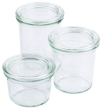 Pot en verre Contacto Weck 35 ml avec couvercle RR40, paquet de 24, 2707/035