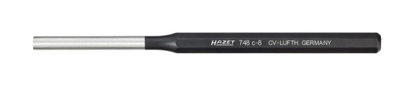 Chasse-goupille Hazet, 6 mm, queue octogonale, DIN 6450 forme C, dimensions / longueur : 180 mm, diamètre : 6 mm, 748C-6