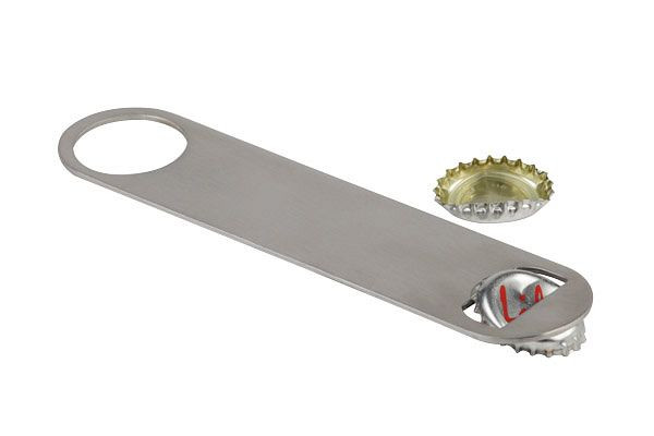 Ouvre-bouteille de serveur APS, 18 x 4 cm, acier inoxydable, poli mat, 93122