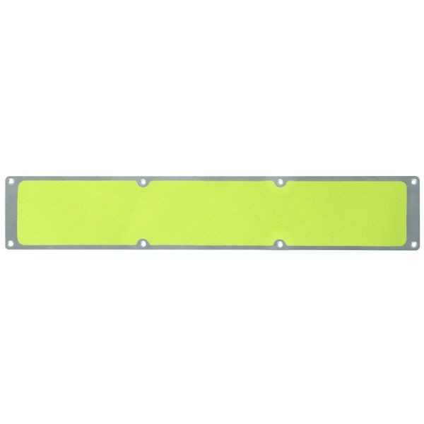 Pantalon de farine plaque antidérapante en aluminium avec revêtement antidérapant m2, couleur de signal jaune 114x1000mm, APM1HF2