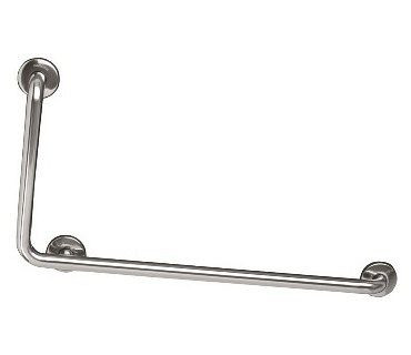 KEMMLIT poignée d'angle, acier inoxydable, acier inoxydable poli, gauche, 251.649