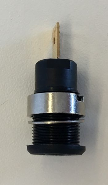 ELMAG prise d'installation pour fiches banane Ø 4mm - noire, filetage de raccordement M4 pour CleanMaster RW, 9505851