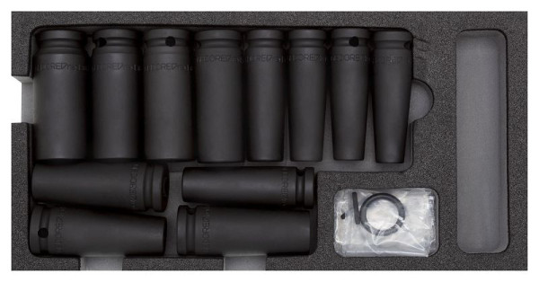 GEDORE jeu d'inserts de tournevis électrique rouge 1/2" 2/6 module CT 14 pièces, 3301711