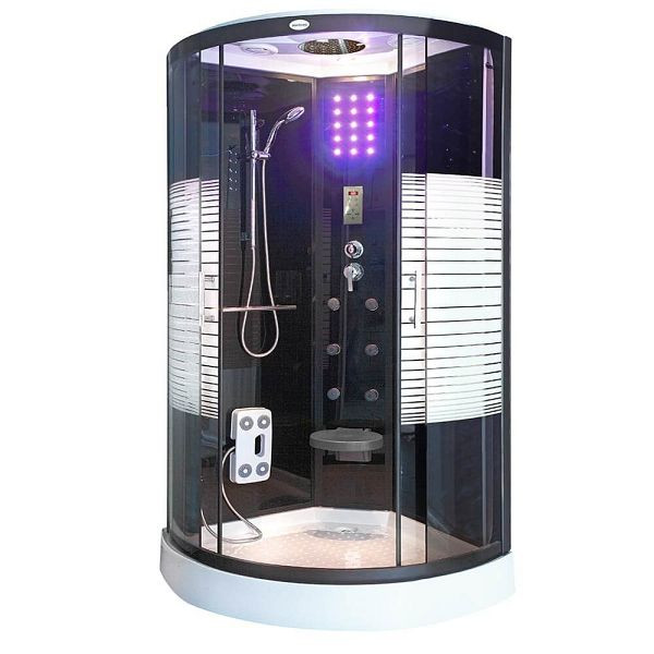 Cabine de douche HOME DELUXE BLACK PEARL - 90 x 90 cm, 1019