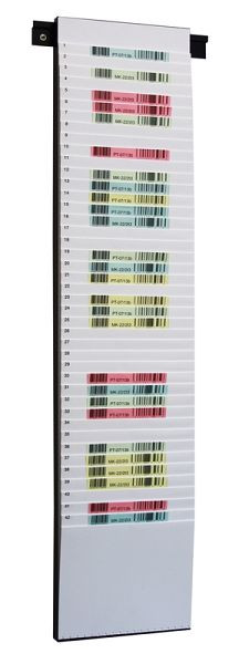 Tableau de planification de documents Eichner pour DIN A4 + A5, L 250 x H 1085 mm, 9219-02208