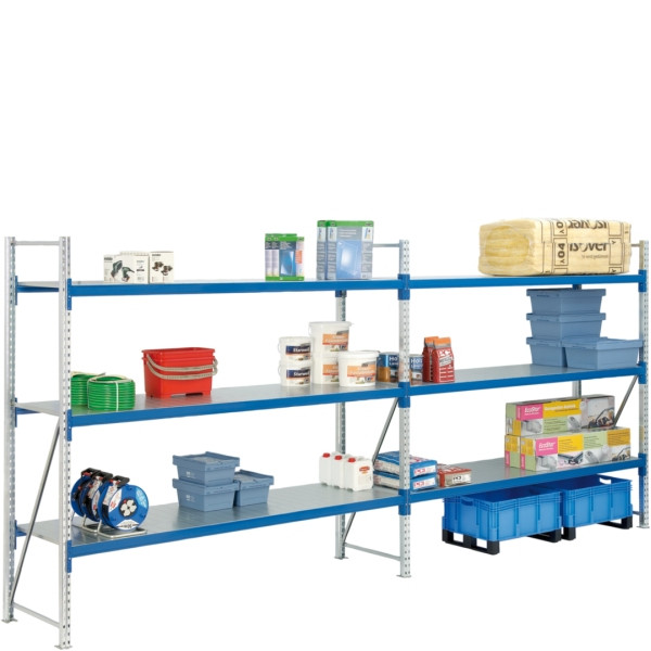 BITO rayonnage grande portée set /F3 2000x600x2700 G/A field 3 niveaux segment acier RAL5010 U, C0350-0260