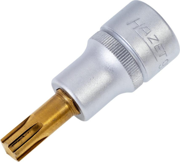 Douille tournevis Hazet, carré creux 12,5 mm (1/2") cannelure interne Ribe-CV M9 991-9