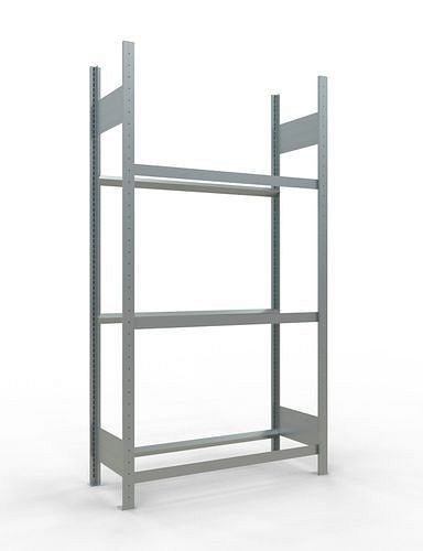Rack à pneus Schulte, champ de base, 3 niveaux de stockage, largeur du compartiment 1050 mm, 1100 x 436 x 2000 mm, 278835
