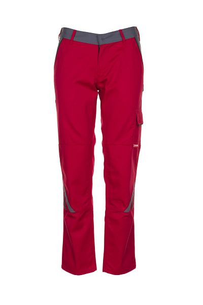 Pantalon femme Planam Highline, rouge/ardoise/noir, taille 40, 2391040