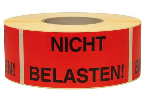 Étiquettes d'avertissement et d'information DENIOS, n'alourdissent pas, 145 x 70 mm, en papier, 299625