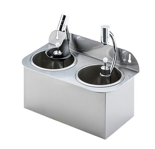 Lölsberg i.ScoopAir Unlimited Silver Round D système de douche portionneur et sèche-linge pour portionneurs (version complémentaire), 951 027D
