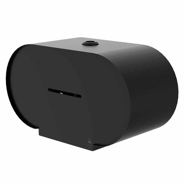 KEMMLIT distributeur de papier toilette pour 2 rouleaux BJÖRK, noir, 252.436