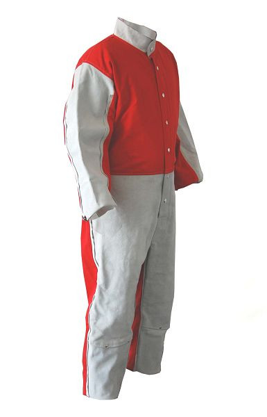 Combinaison sablée ELMAG taille 58/XXL, avec garnitures en cuir sur les bras et les jambes, 21564