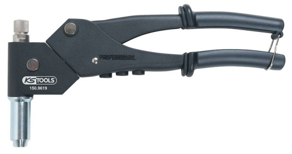Pince à riveter manuelle KS Tools, tête rotative à 360°, 150.9619