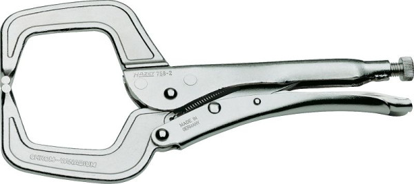 Pince multiprise Hazet, levier de serrage rapide, surface : nickelée, dimensions / longueur : 280 mm, 758-2