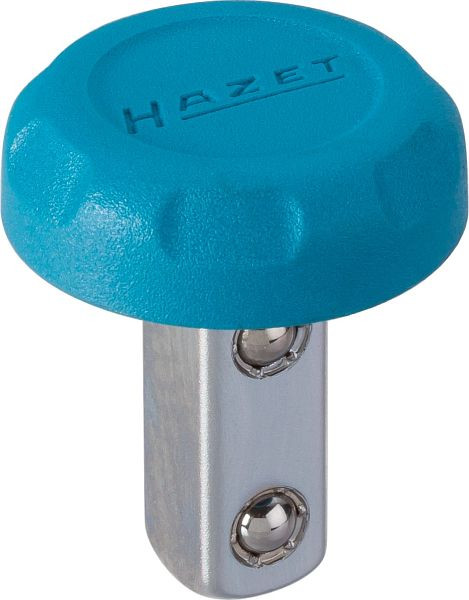 Carré traversant Hazet, carré 10 mm (3/8 pouce), avec bouton bleu, Made in Germany, 5110-04