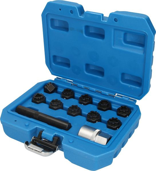 Assortiment de serrures de jante Brilliant Tools pour Mercedes, 12 pièces, BT691210
