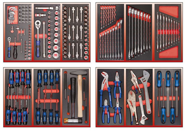 Equipement Projahn pour 4 tiroirs 179 pièces, 5995-023