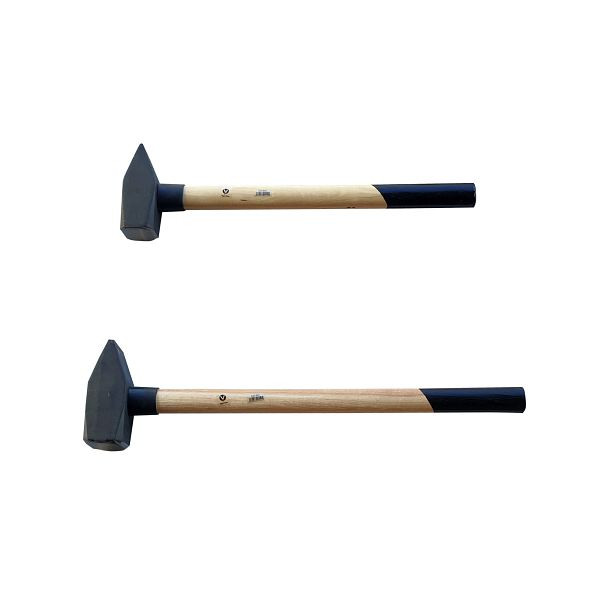 VaGo-Tools Schlosserhammer Hammer Sledgehammer 3/4kg chacun 1 manche en bois Jeu de 2 pièces, 233-130/140 chacun 1_tv