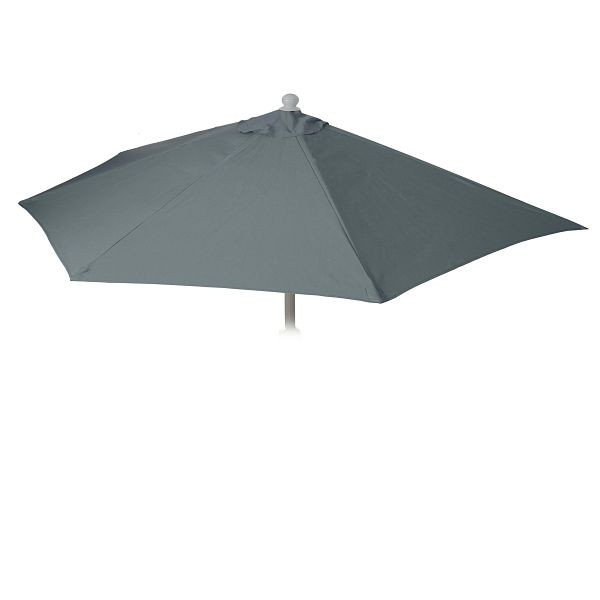 Housse de rechange Mendler pour parasol semi-circulaire Parla, housse de rechange pour housse de parasol, tissu 270cm/textile UV 50+ 3kg, anthracite, 81664