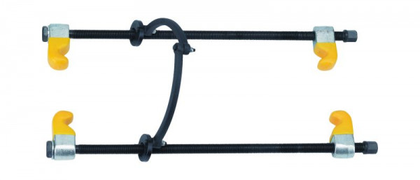 Tendeur à ressort universel NEXUS avec support de sécurité, crochet plastifié, diamètre de serrage 110-180 mm, plage de travail 200 mm, 164-SK0