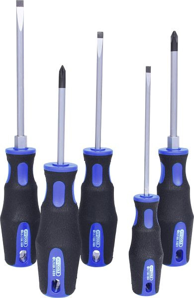 KS Tools Jeu de tournevis ERGOTORQUEplus, 5 pièces, 159.0005