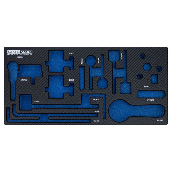 Insert en mousse Stahlmaxx 1/3 comme VAG pour code moteur BSS, BST et autres, XXL-999118S