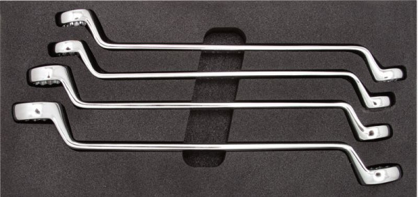KS Tools Insert PU 395 x 188 x 35 mm pour jeu de 4 clés polygonales doubles, 818.1327-97