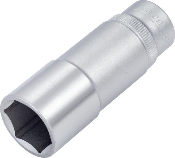 Douille Hazet, hexagonale, carré creux 10 mm (3/8"), 18 mm, long type moleté, 880LG-18