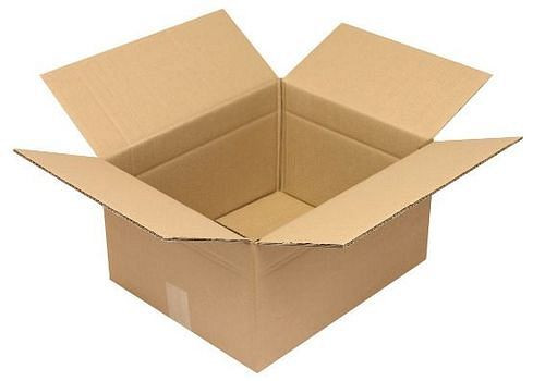 Boîte pliante en carton ondulé TransPak 2 parois, dimensions intérieures 400 x 325 x 213 mm, qualité 2.30BC, paquet de 20, 299344