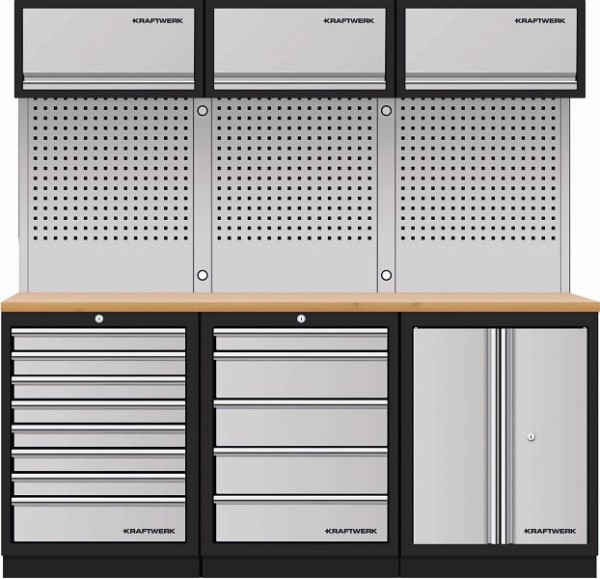 Kraftwerk Mobilio Armoire murale combinée 3 pièces, 3964K-85S-K3